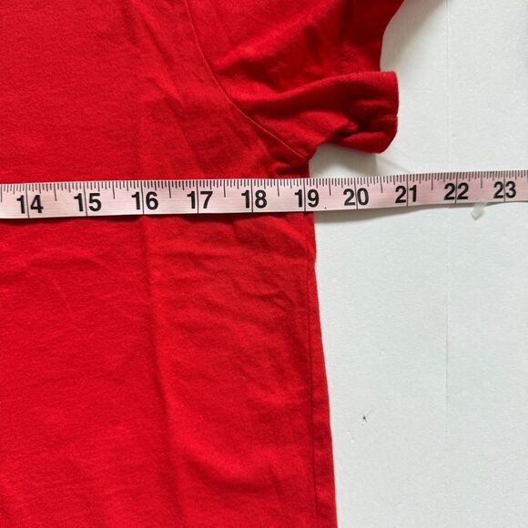 Monrow Red Box Cut T-Shirt Size Large NWT - Picture 4 of 7